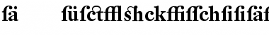 DTL Fleischmann Display Font