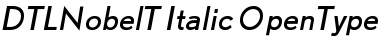 DTLNobelT Italic