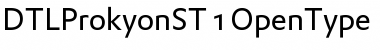 DTLProkyonST Regular Font