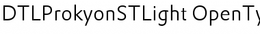 DTLProkyonSTLight Regular Font