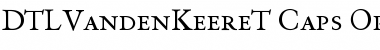 DTLVandenKeereT Caps Font