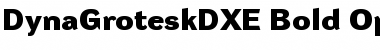 DynaGrotesk DXE Bold