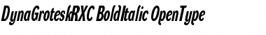 DynaGrotesk RXC Bold Italic Font