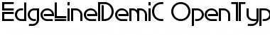 Download EdgeLineDemiC Font