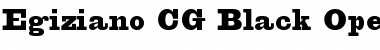 Egiziano CG Black Regular Font