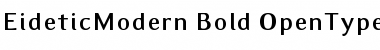 EideticModern-Bold Font