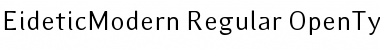 EideticModern-Regular Regular Font