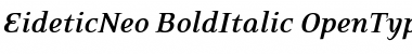 EideticNeo Bold Italic
