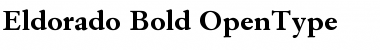 Eldorado Bold Font