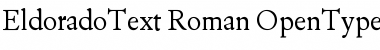 EldoradoText-Roman Regular
