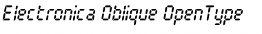 Download Electronica-Oblique Font