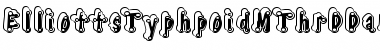 ElliottsTyphpoidMThrDDark Regular Font