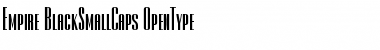 Empire BlackSmallCaps Font