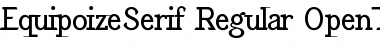 EquipoizeSerif Regular Font