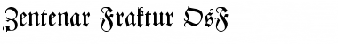 Zentenar-Fraktur OsF Regular Font