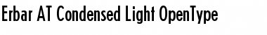 Erbar AT Condensed Light Regular Font