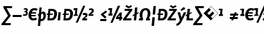 Eureka Sans Bold Italic Exp Font