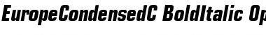 EuropeCondensedC Font