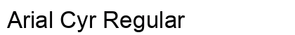Arial Cyr Regular