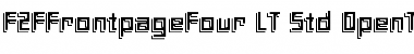 F2FFrontpageFour LT Std Regular Font