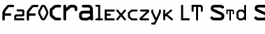 Download F2FOCRAlexczyk LT Std Shake Font