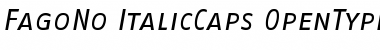 FagoNo ItalicCaps Font