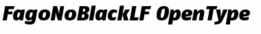FagoNoBlackLf Regular Font