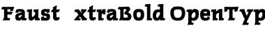 FaustExtraBold Regular Font