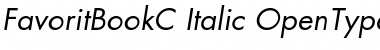 FavoritBookC Italic Font