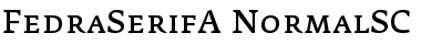 FedraSerifA NormalSC Font