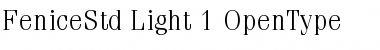 ITC Fenice Std Light Font