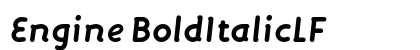Engine BoldItalicLF Preview