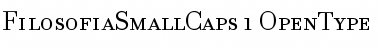 FilosofiaSmallCaps Roman Font