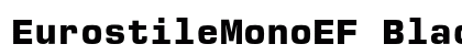 EurostileMonoEF Black font free download