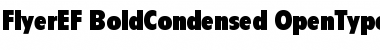 FlyerEF BoldCondensed Font