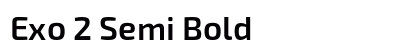 Exo 2 Semi Bold Preview