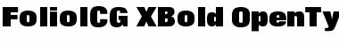 FolioICG XBold Font
