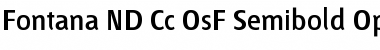 Fontana ND Cc OsF Font