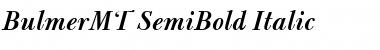BulmerMT-SemiBold Semi BoldItalic Font