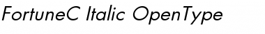 FortuneC Italic Font