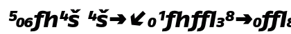 FagoEx ExtraBoldItalicExp Preview