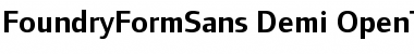 FoundryFormSans Font
