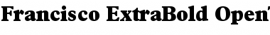 Francisco-ExtraBold Regular Font
