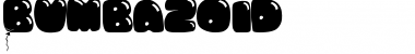 Bumbazoid Regular Font