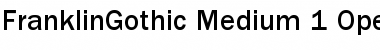 ITC Franklin Gothic Medium Font
