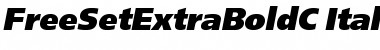 FreeSetExtraBoldC Italic