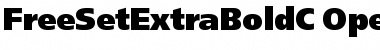 FreeSetExtraBoldC Regular Font