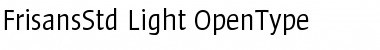 Frisans Std Light Font