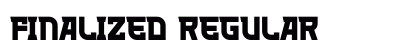 FINALIZED Regular font free download