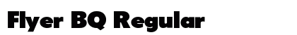 Flyer BQ Regular font free download